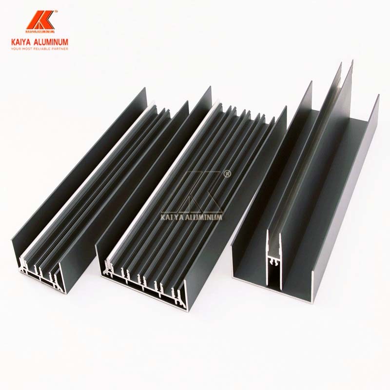 6063 T5 Aluminum Window Extrusion Profiles Sun Room Frame Material 0.8mm