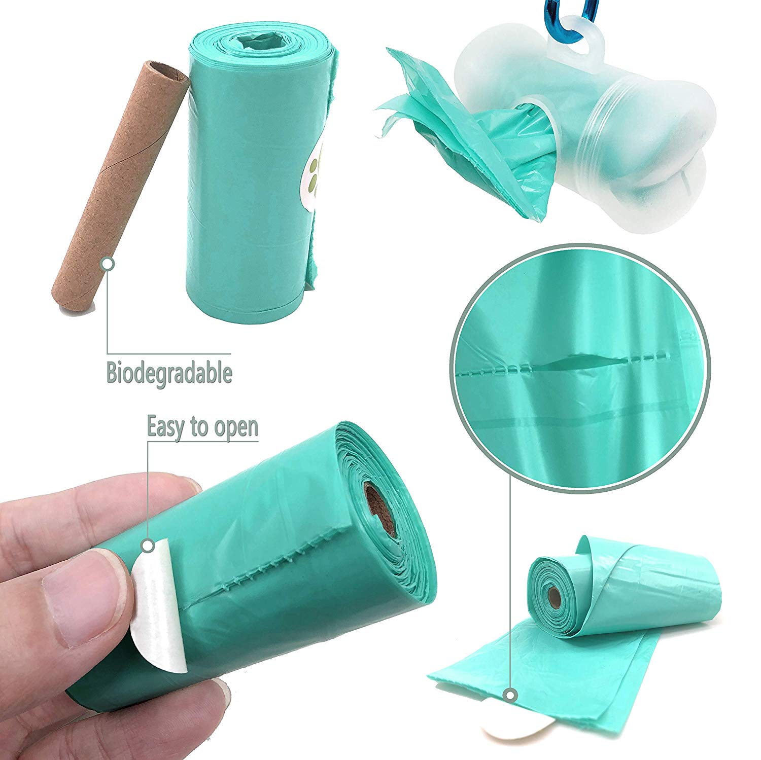 Eco friendly dog products printed doggie waste poo bags custom dog poop bag dispenser