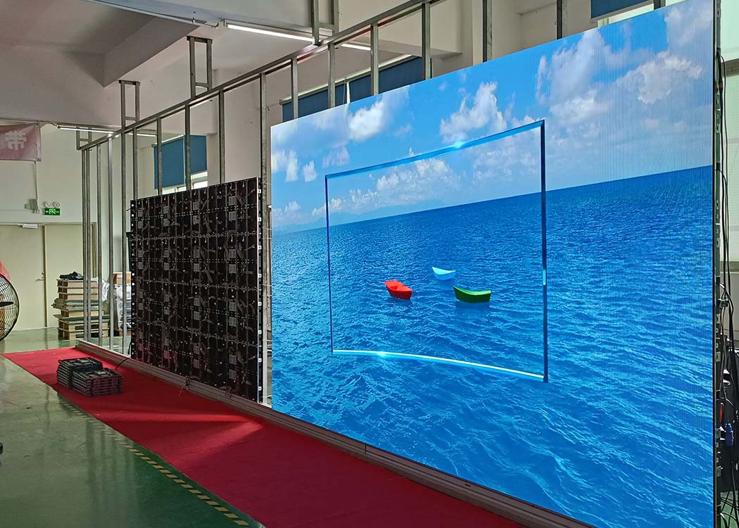 P1.2 P1.8 1R1G1B Indoor Full Color Led Display Fine Pitch Video Wall