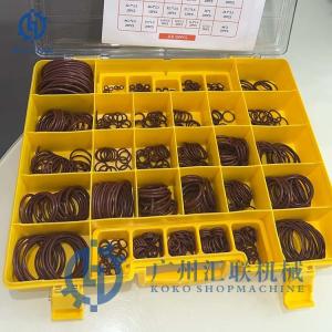 China 590PCS Standard O-ring box JCB O Ring Set for Excavator GATANT NBR Nitrile O Ring Seal Box Excavator Repair Oring Kit on sale