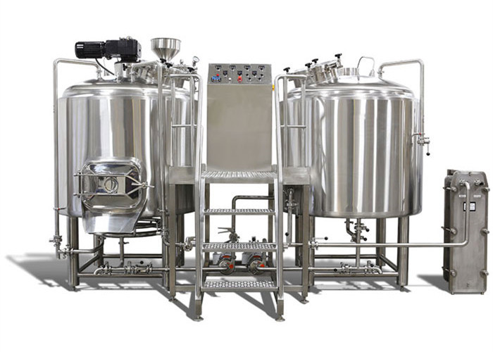 Mirror Polish / Red 5 BBL Fermenter For Pilot Beer Brewing Equipment