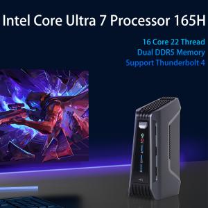Intel Ultra1st Gen-H Series with Dual LAN 1 HDMI 1 DP and DDR5 ARM Mini PC