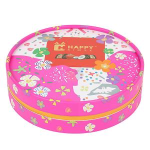 Empty Custom Printing Rigid Cardboard Luxury Cookies Round Chocolate Boxes Paper