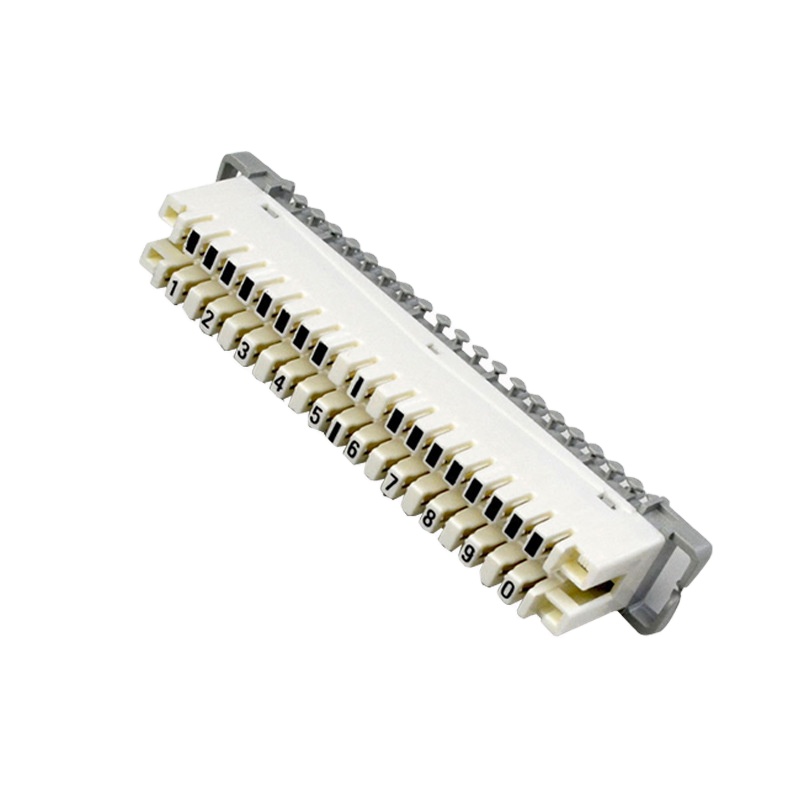 Plastic and Iron Nickel Plated LSA-Plus Krone Disconnection Module for Telecom Accessories