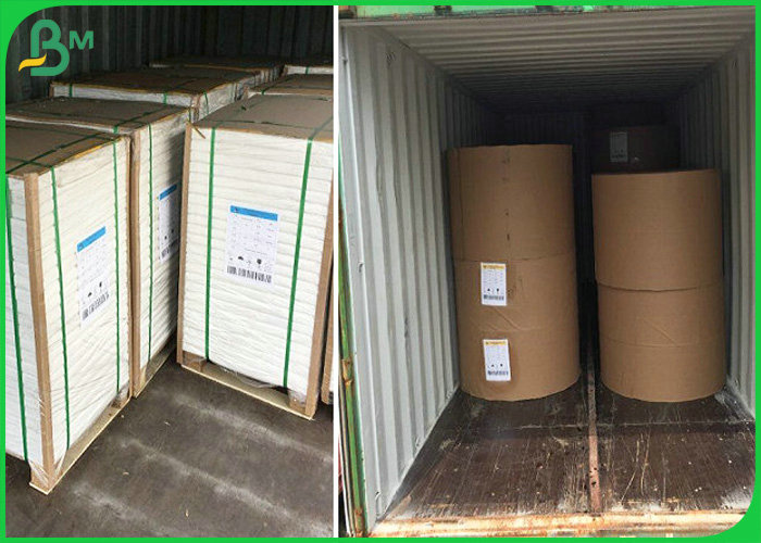 20LB 110% Whiteness Long Grain White Woodfree Paper For Offset Printing 