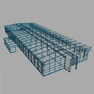Customizable Pre Engineered Steel Building Structure Q355 Q235B Grade