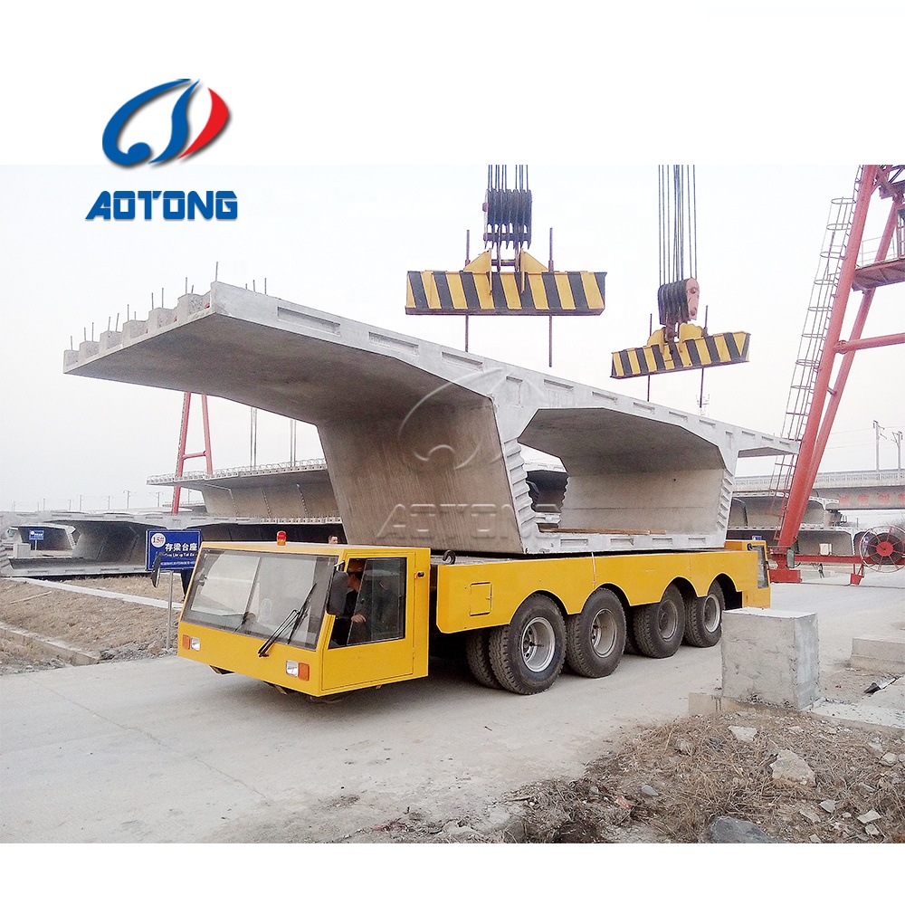 Transport Dolly Trailer for 100-250 Tons Steel Tubes Overall Dimension 7030*550*630
