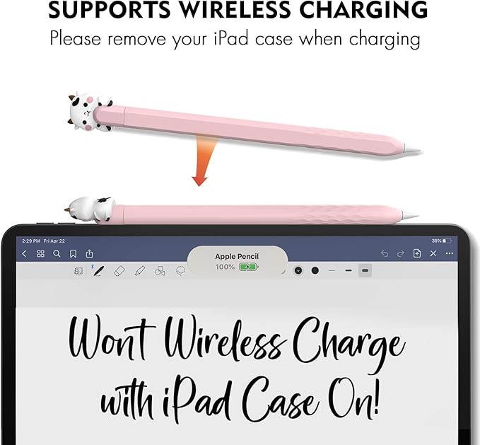 Apple Pencil Silicone Case Anti-Slip Protective Cover Sleeve Skin Accessories IpadCase