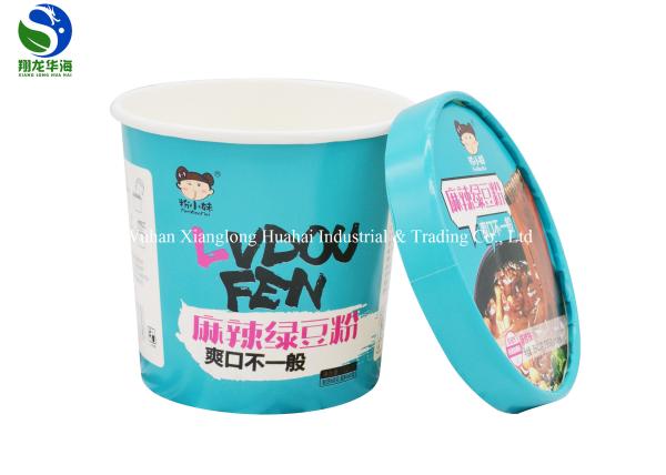 Soup Bowl Disposable Lunch Box Thickening Paper Bowls With Lids 32oz Eco -