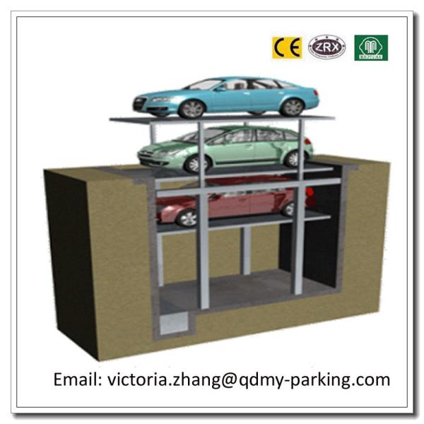 2-3Cars Residential Pit Garage Parking Car Lift Hydraulic Garage Car Lift