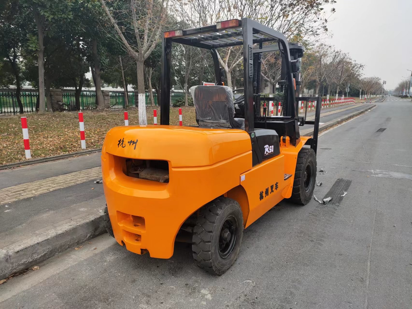 5 Tons Used Diesel Forklift Hangcha R50 Forklift Used Machine Top Performance