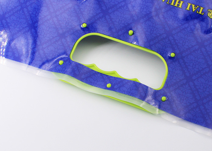 Snap - On Type PP Plastic Bag Handles Multi - Color Packed On 5kg Rice Flour Bags