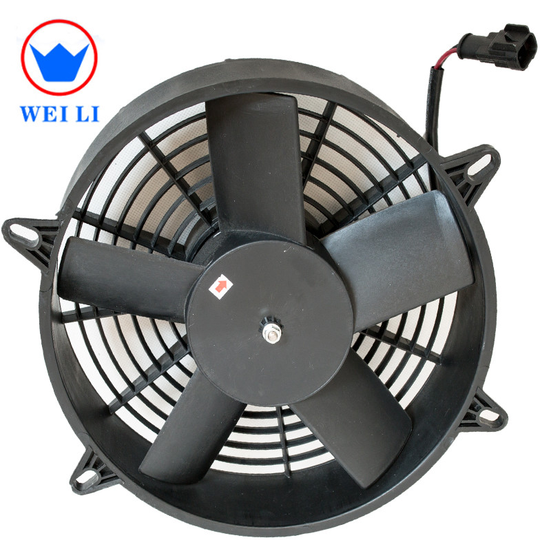 Automotive Bus Air Conditioner 24v DC Condenser Fan In 12 Inch
