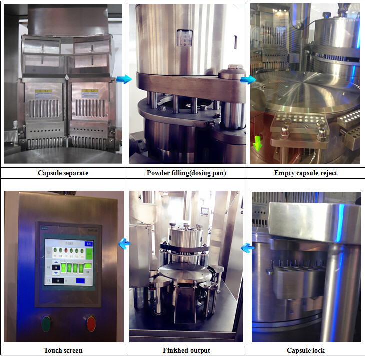 NJP-2000C High Speed Hard Capsule Filling Machine for Powder or Granule Filling