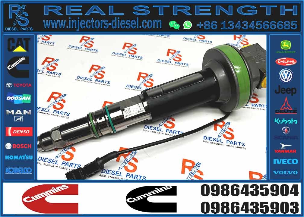 New Common Rail Diesel Fuel Injector 0986435903 For Cummins QSK19 QSK38 QSK60 0986435901 F00BJ00006
