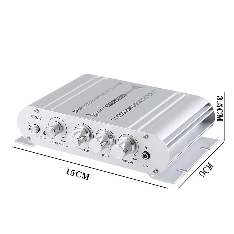 2.1 Channel 12V Amplifier Board Subwoofer Home Power Amplifier Circuit Board Rechargeable Amplificador De Potencia Hi-Fi Digital