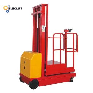  Solid Tire Electric Order Picker with 4Mph Travel Speed and 90Fpm Lower Speed Manufactures