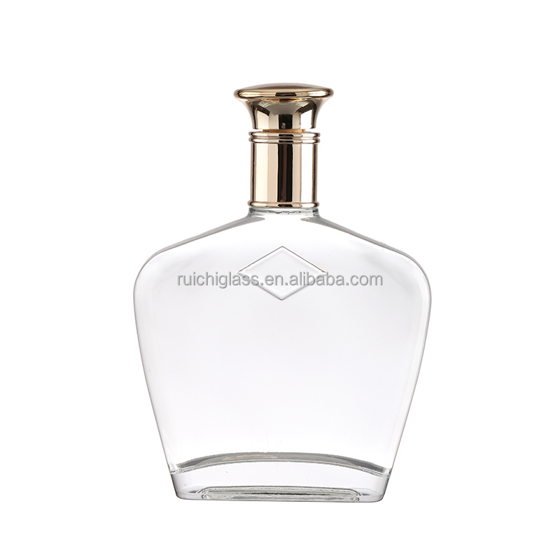 Customize Sealing Type 700ml Glass Wine Bottles for Beverage Whiskey Liquor Empty