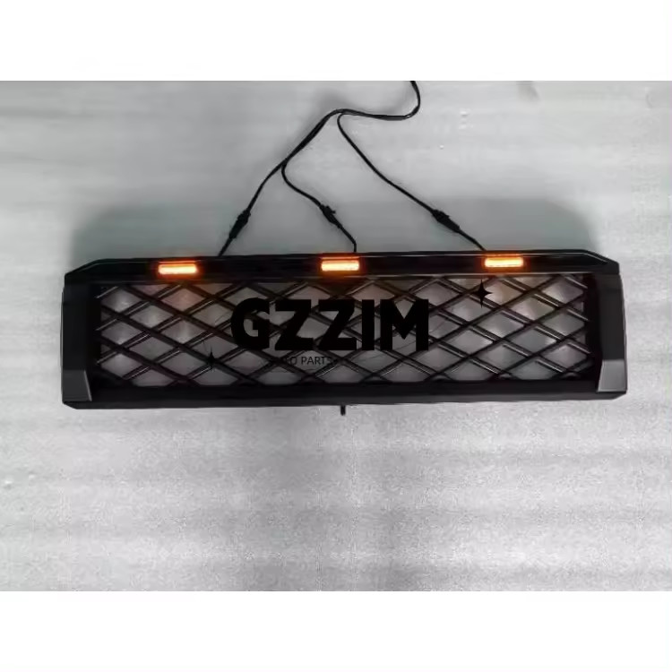 Toyota Land Cruiser FJ75/LC76/FJ71 Front Grille Black ABS Plastic Refit Middle Grille