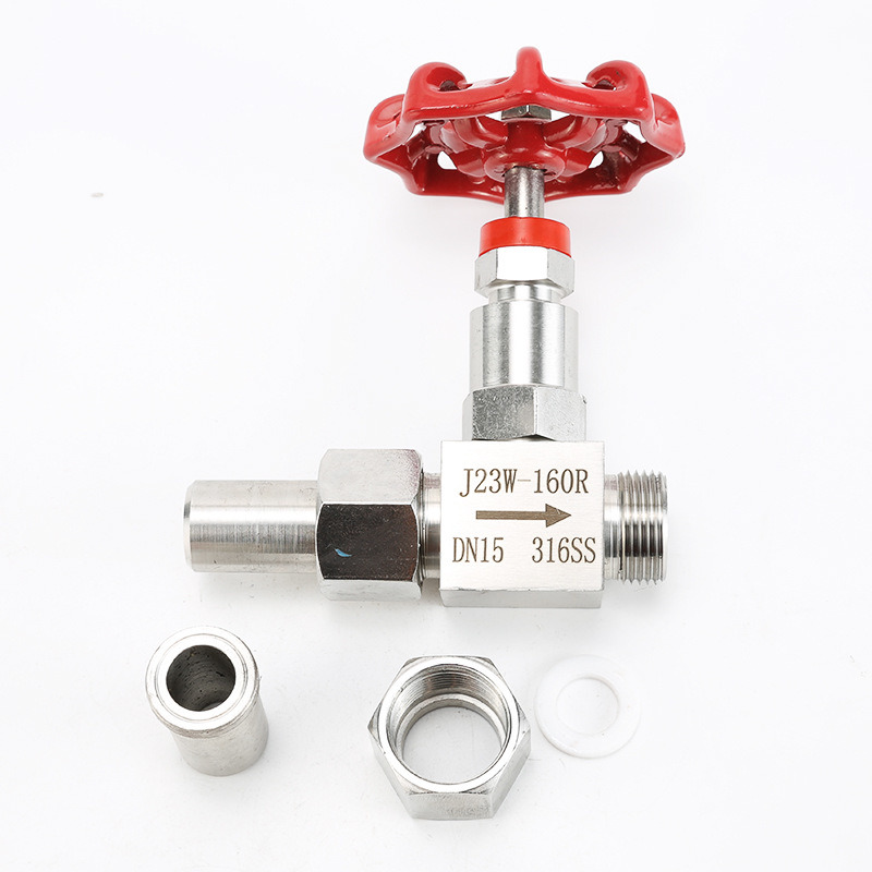 304 316 High-Pressure Welding Sleeve Stainless Steel Needle Valve