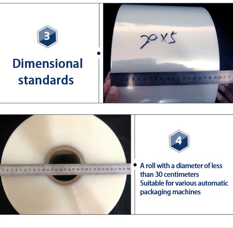 Transparent Packaging Roll Film PE Plastic Composite Roll Film Opp Heat Seal Packaging Film