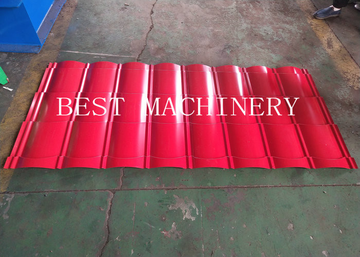 Corugated Tile Roll Forming Making Machine 380v 2 Years Warranty