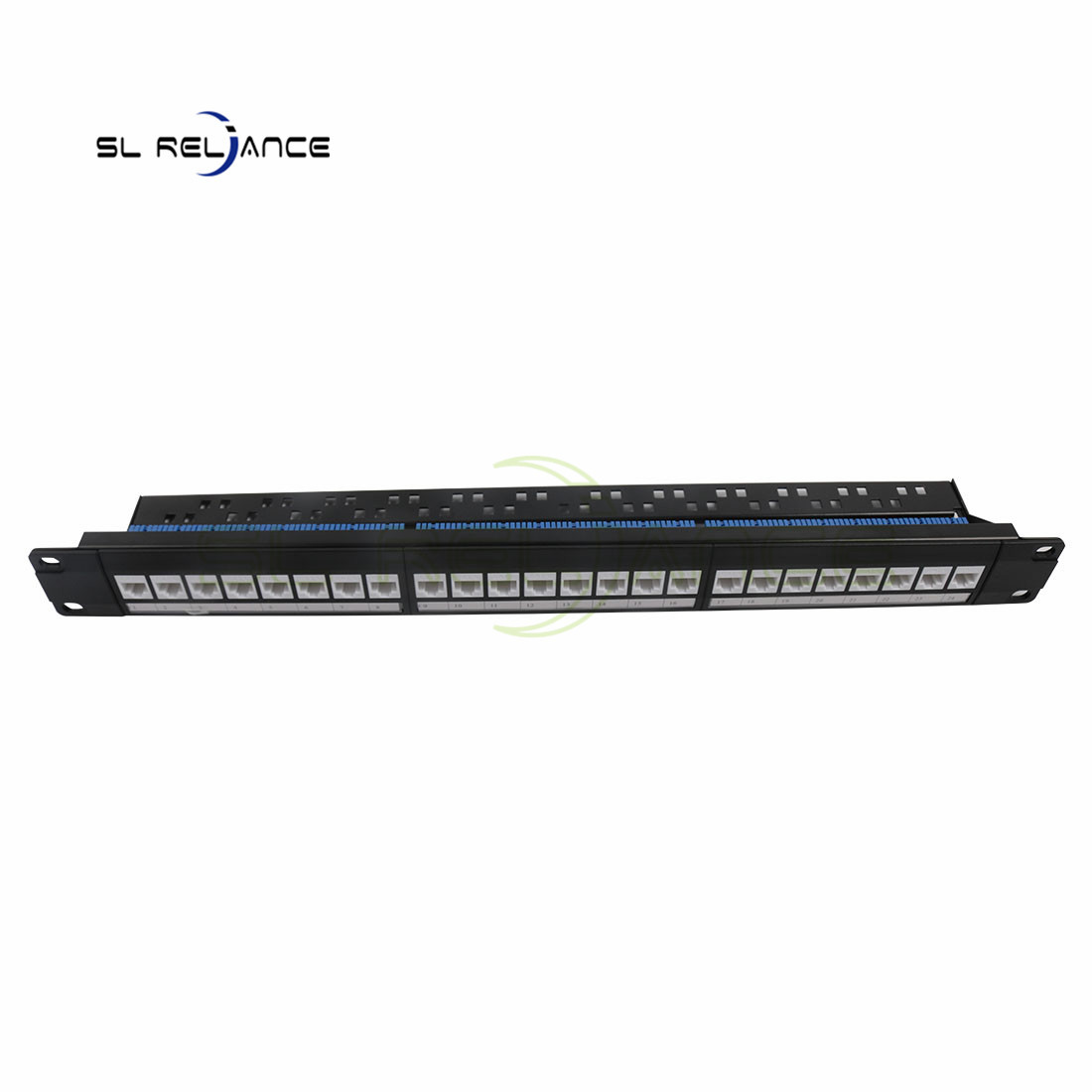 STP FTP Patch Panel Cat 7 24 Port Full Loaded Shielded 19 Inch Patch Rack
