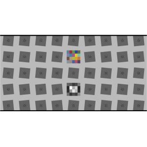 Reflective Camera Resolution Chart , Professional Camera Lens Test Chart