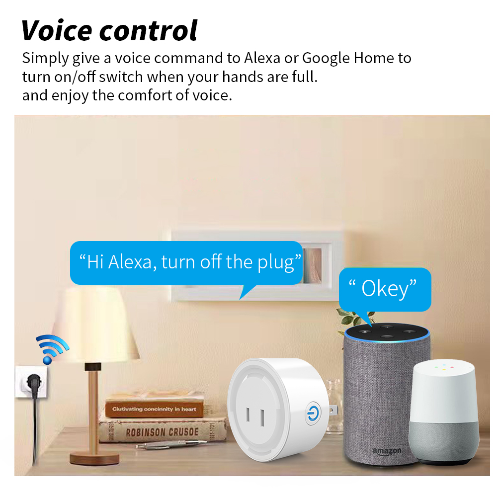 2 Pin Japan Plug WIFI Smart Socket Tuya Remote Electrical Outlet