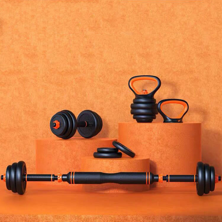 59CM Dumbbell Barbell Kettlebell Set 6 Adjustable 20 Kg Dumbbell Pair Cement