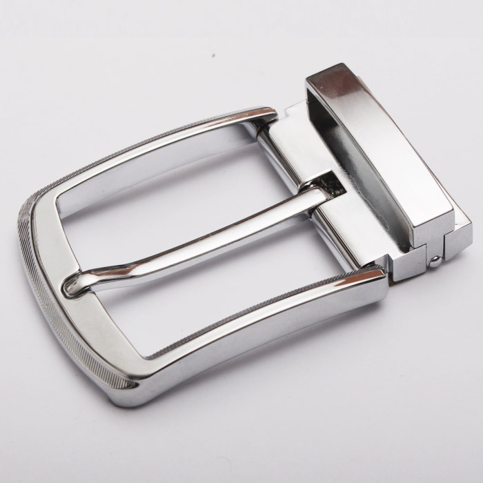 ISO9001 Durable Leather Belt Square Buckle Pin Fadeless For Dress Pants