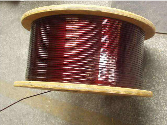 Class 220 Thickness 0.02 - 1.5mm Rectangular Copper Wire Enameled Flat Self Bonding Wire For Transformer