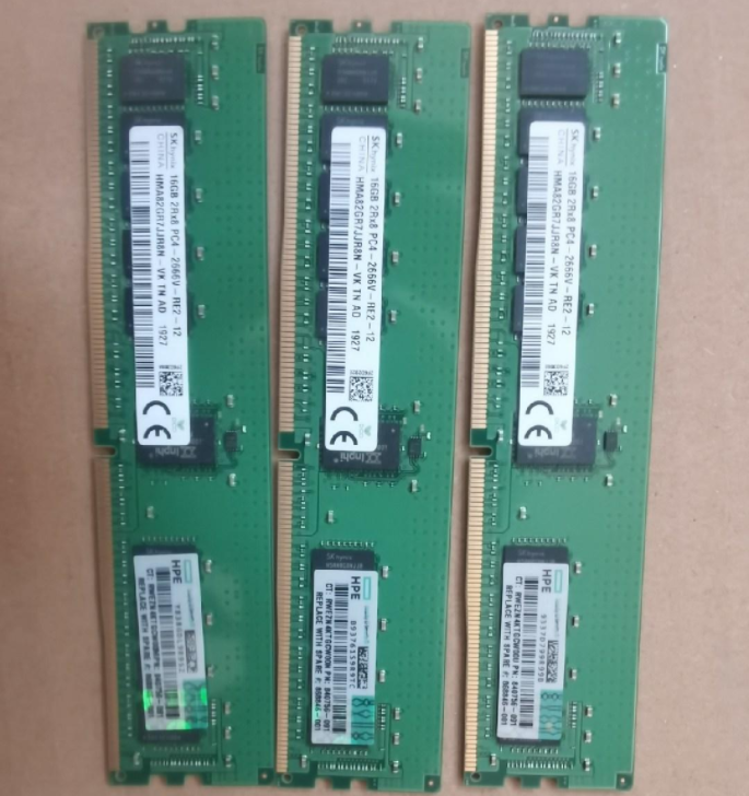 835955-B21 HP16GB 1x16GB Dual Rank X8 DDR4-2666 CAS-19-19-19 Registered Smart Memory Kit BL460c Gen10 32GB 64GB 128GB