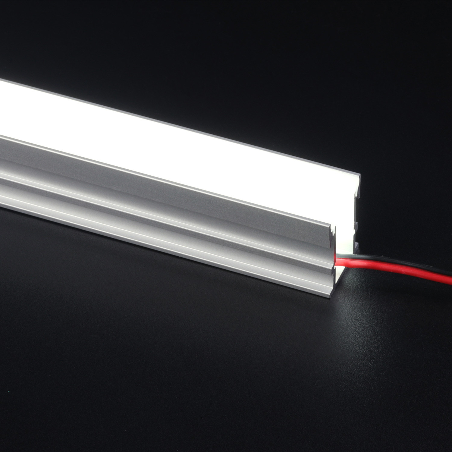 6063 Aluminum Alloy Led Strip Light Channel Heat Sink Surface Led Extrusion Profile