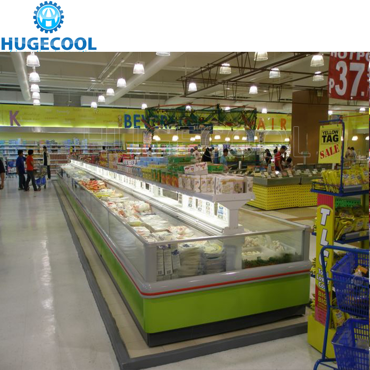 Air Cooled Convenience Store Fridge Customized Size With Two / Three Doors