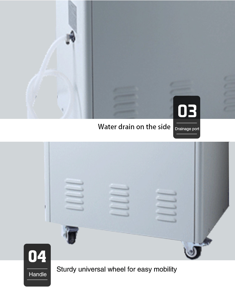 Low Noise 1200m3/H 6.8KG/H Portable Industrial Dehumidifier