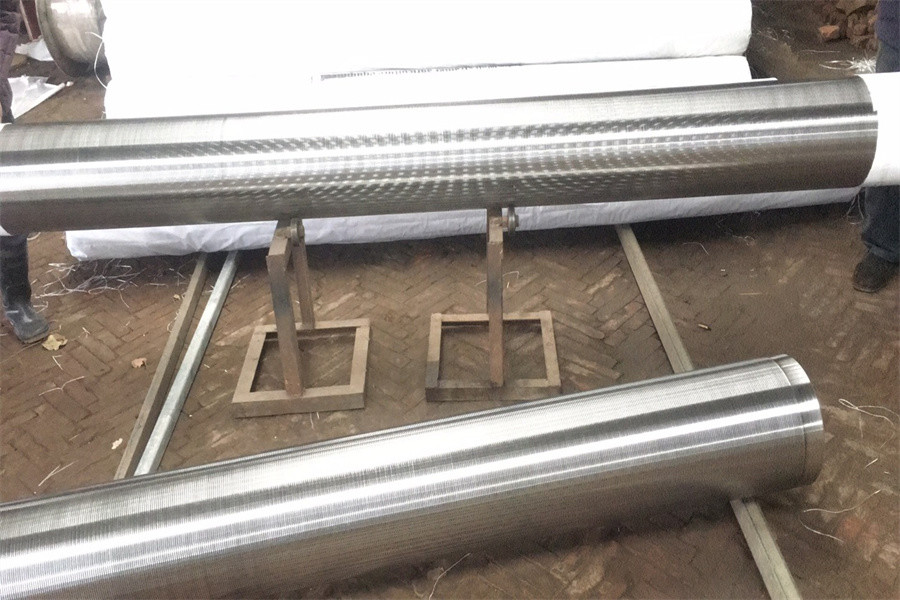 Triangular Wire Wrap Screens 6-5/8" 8-5/8" Dia Electropolishing Filter Screen Tube