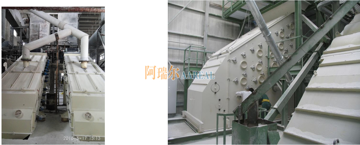 2400*6000mm 3 Deck High Frequency Screen Vibratory Sieve For Marble Calcium Carbonate Particles Precise Separation Driven By Unbalanced Motors