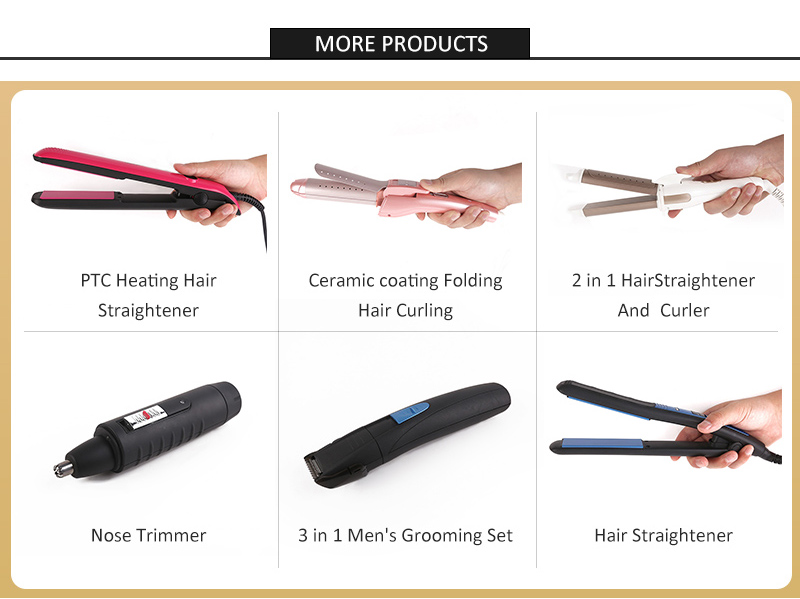 3 In 1 Hair Straightener And Curling Iron Acceptable OEM/ODM From 'S Professional