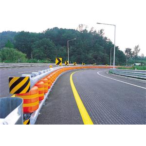 Double Buckets Q235 Q345 Road Rolling Barrier Customizable