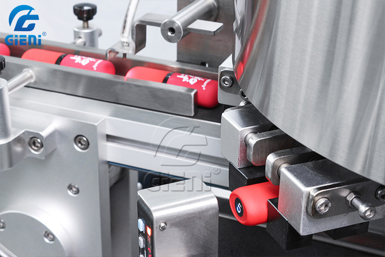 CE Hydraulic Cosmetic Slim Tube Labeling Machine 2M length