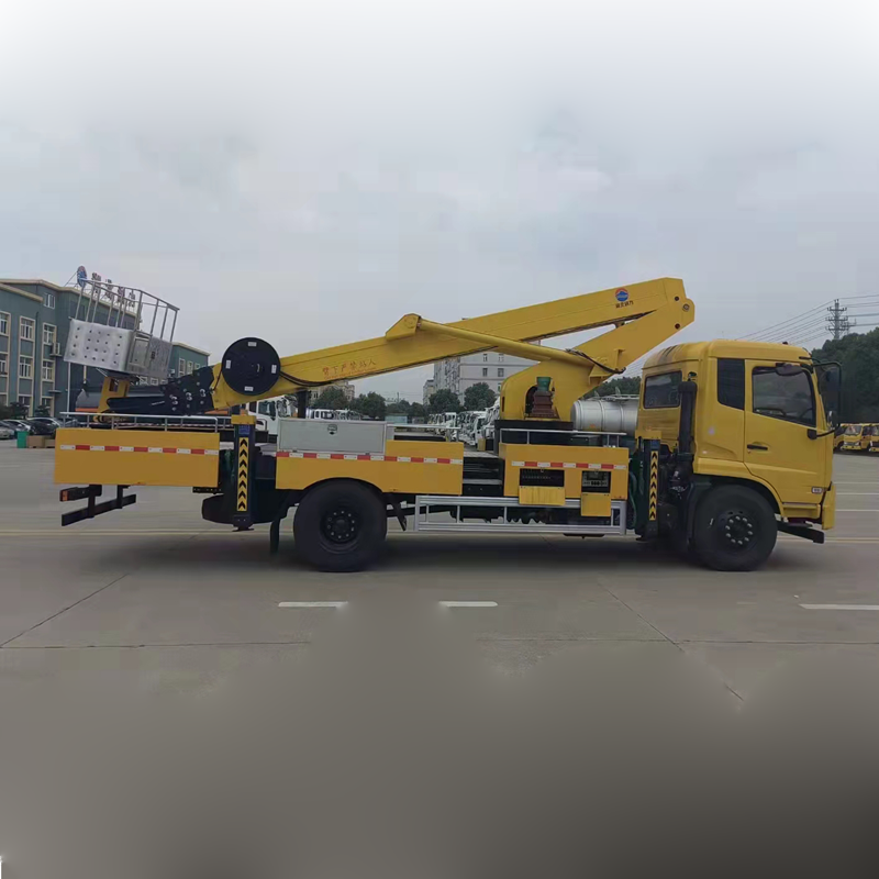 Kingrun Double Row Aerial Lift Work Trucks Straight Arm Hoisting Machinery