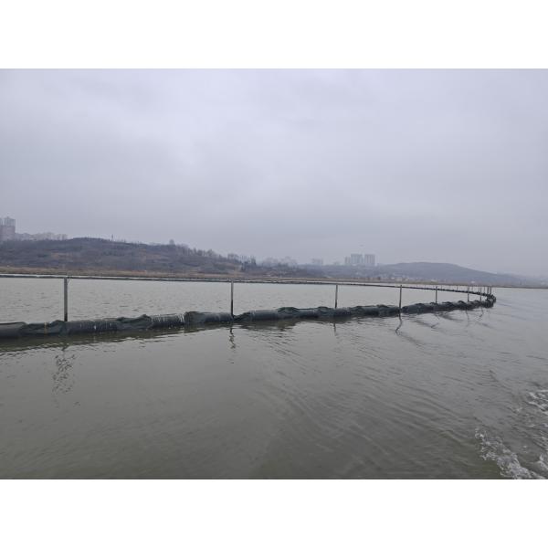 Controlled Containment Area Sedimentation Control with Silt Screen Made of