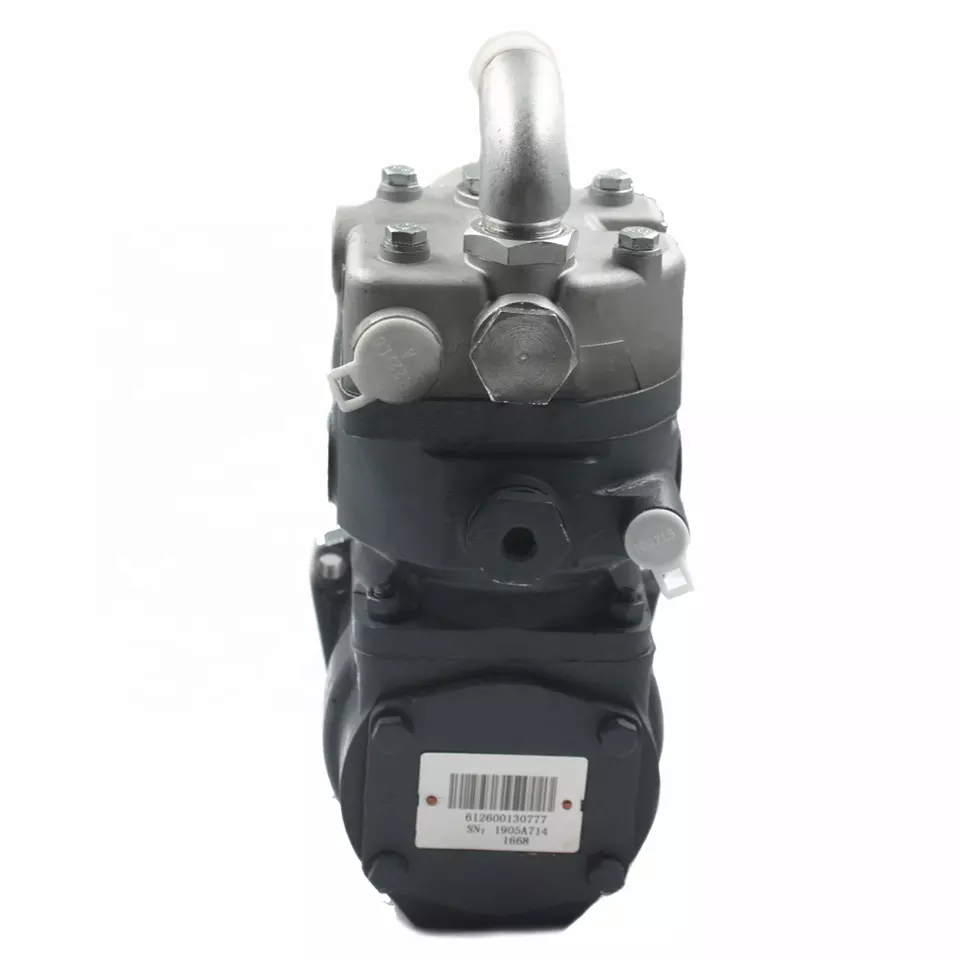 612600130777 Weichai WP10 Shacman sinotruk howo truck diesel engine air compressor assembly
