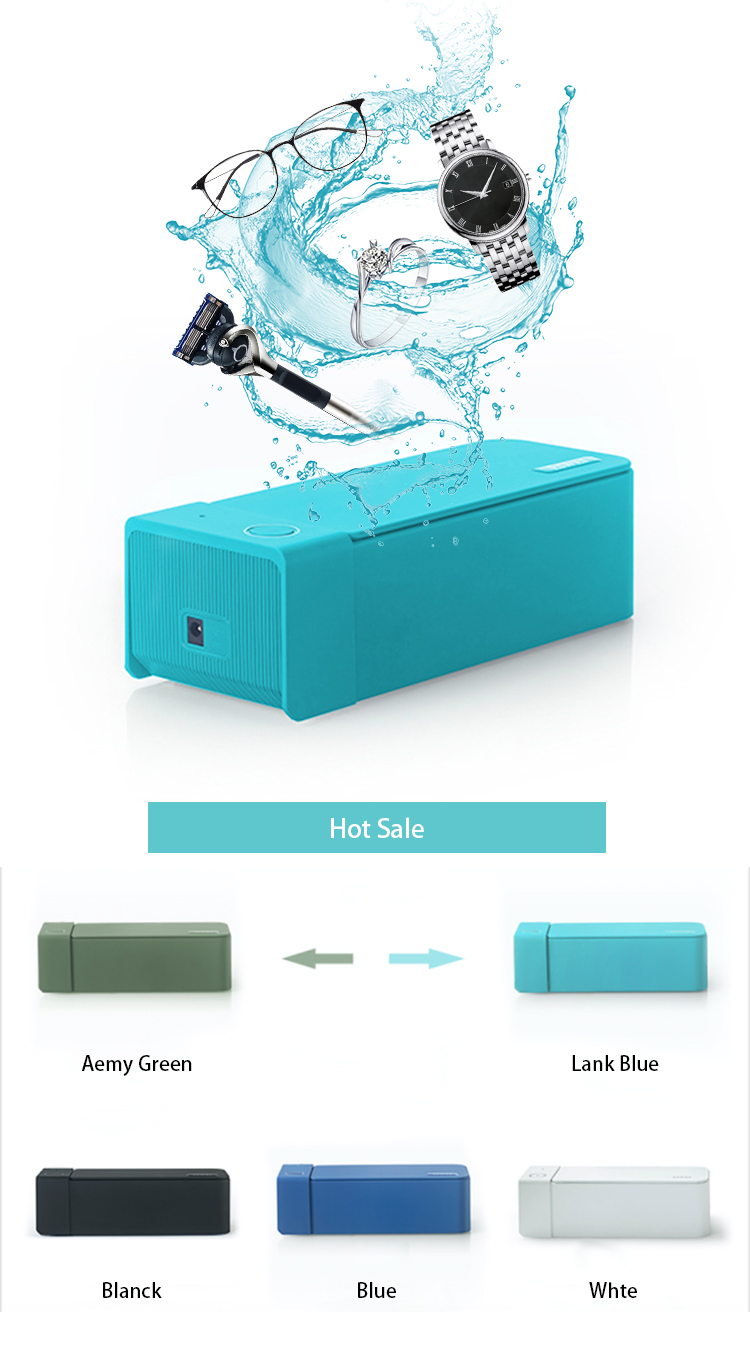 EMC Household Ultrasonic Cleaner 50KHz Electric Nail Tools Cleaning