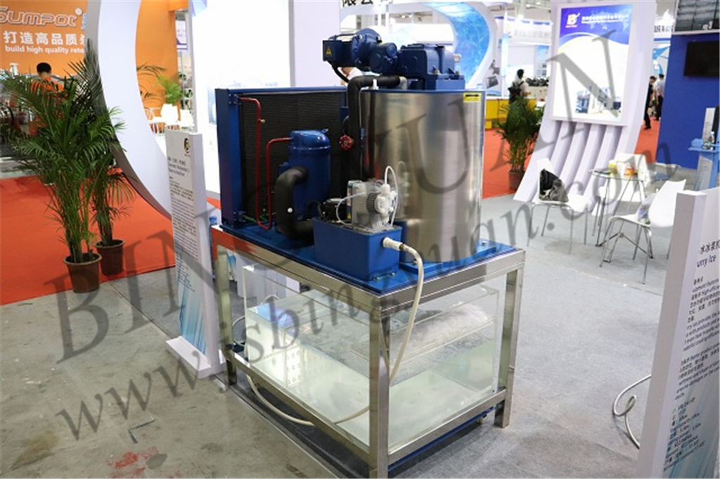 SUS304 Stainless Steel 25ton Seawater Flake Ice Machine Industrial Applications
