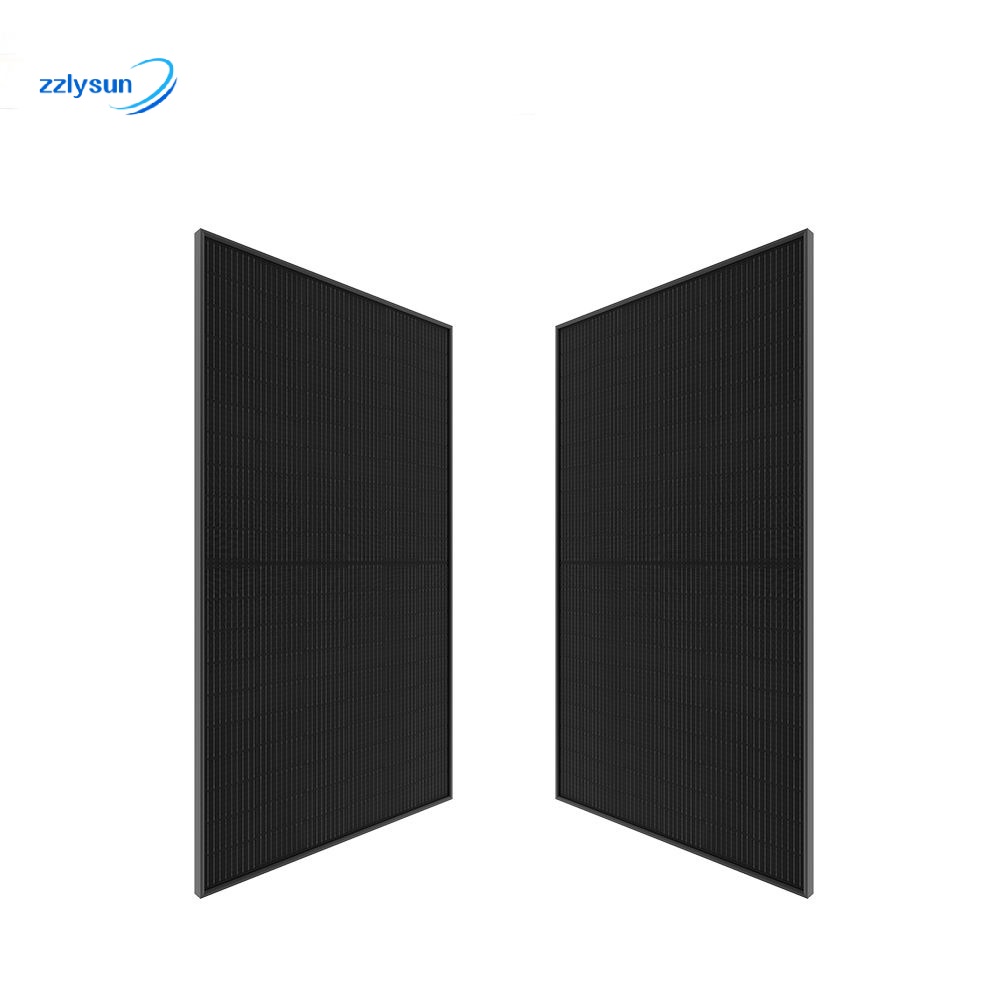 China manufacturer high efficiency solar panel 385W home use all black mono crystalline photovoltaic price solar panel