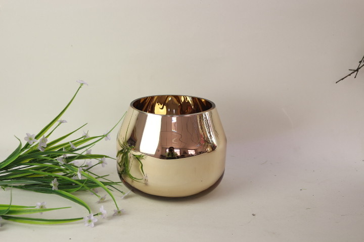Handmade Glass Candle Holder