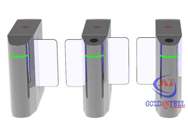 Quick Pass RFID Security Turnstile Gate Brushless Motor Biometric Face