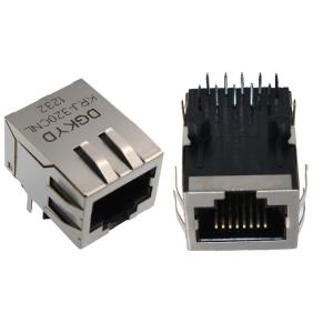 1 Port Intergrated Magnetics RJ45 Jack With Transformer 1000 Megabit Netowrk